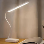Desk Lamp | Flexible Arm & Dimmable 3-Color | USB Rechargeable & Plug-In