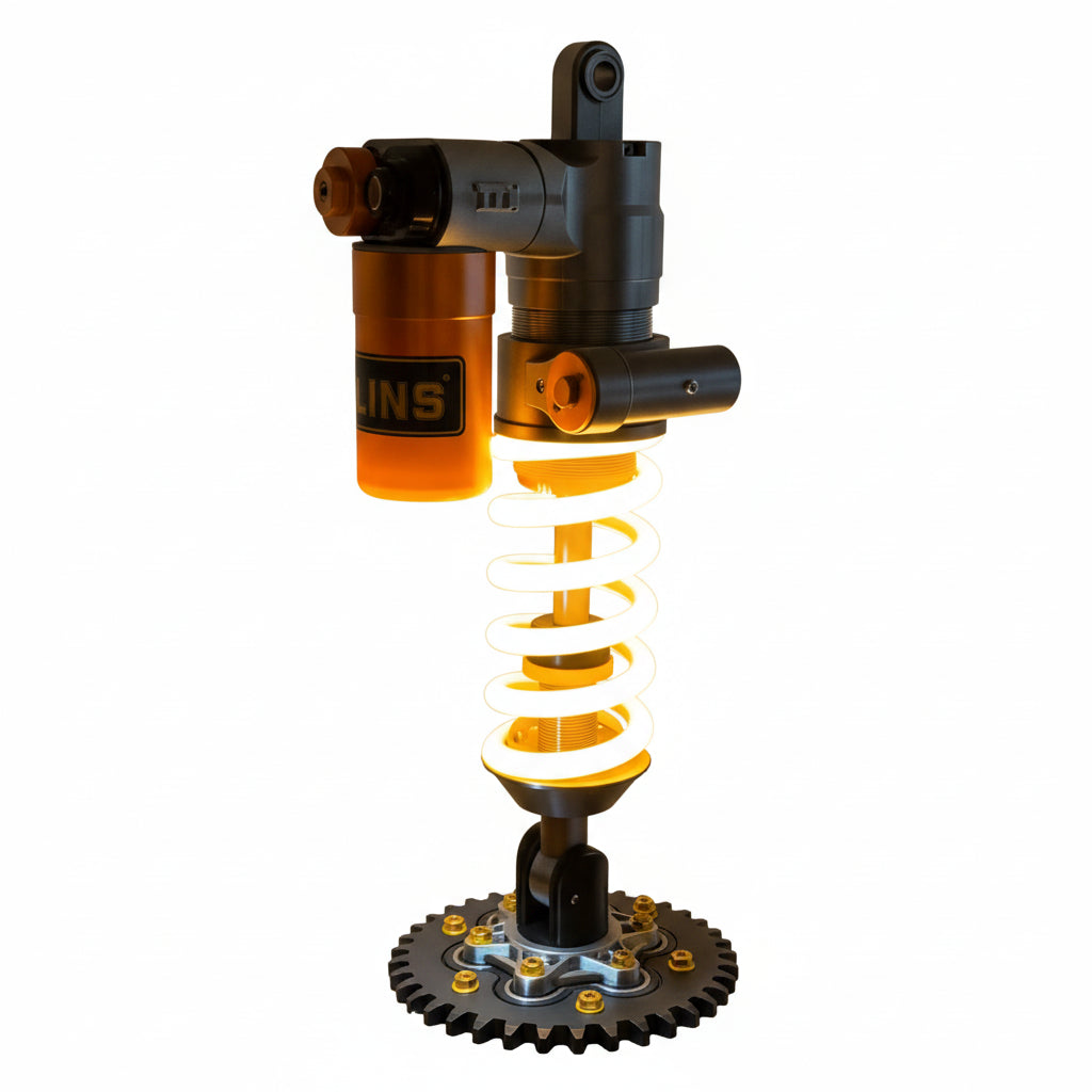 Desk Lamp | Shock Absorber Design & USB-C Rechargeable