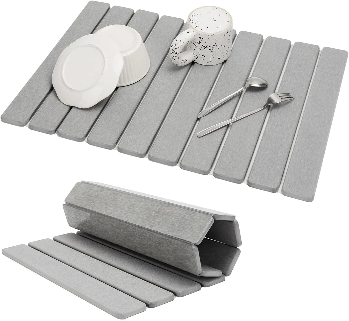 Diatomite Stone Mat | Fast-Drying & Antibacterial | Foldable
