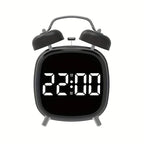 Digital Alarm Clock | Loud Twin-Bell Alarm & USB-Powered