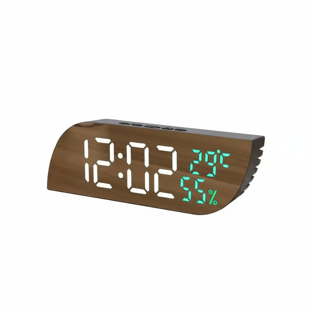 Digital Alarm Clock | Temp & Humidity Display
