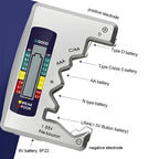 Digital Battery Tester | LCD Voltage & Capacity Display
