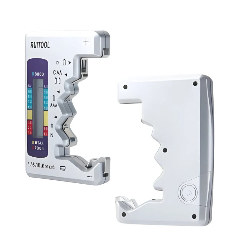 Digital Battery Tester | LCD Voltage & Capacity Display