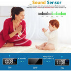 Digital Clock | 10-Inch Display & 19 Reminders | Wireless Remote