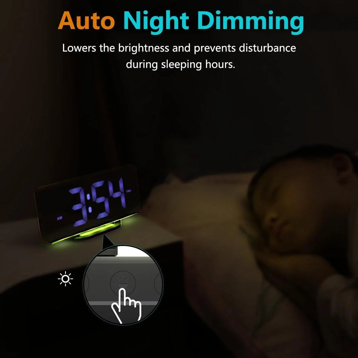 Digital Clock | 10-Inch Display & 19 Reminders | Wireless Remote
