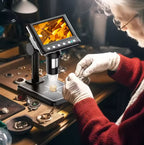 Digital Microscope | 1000X Magnification & 4.3-Inch LCD