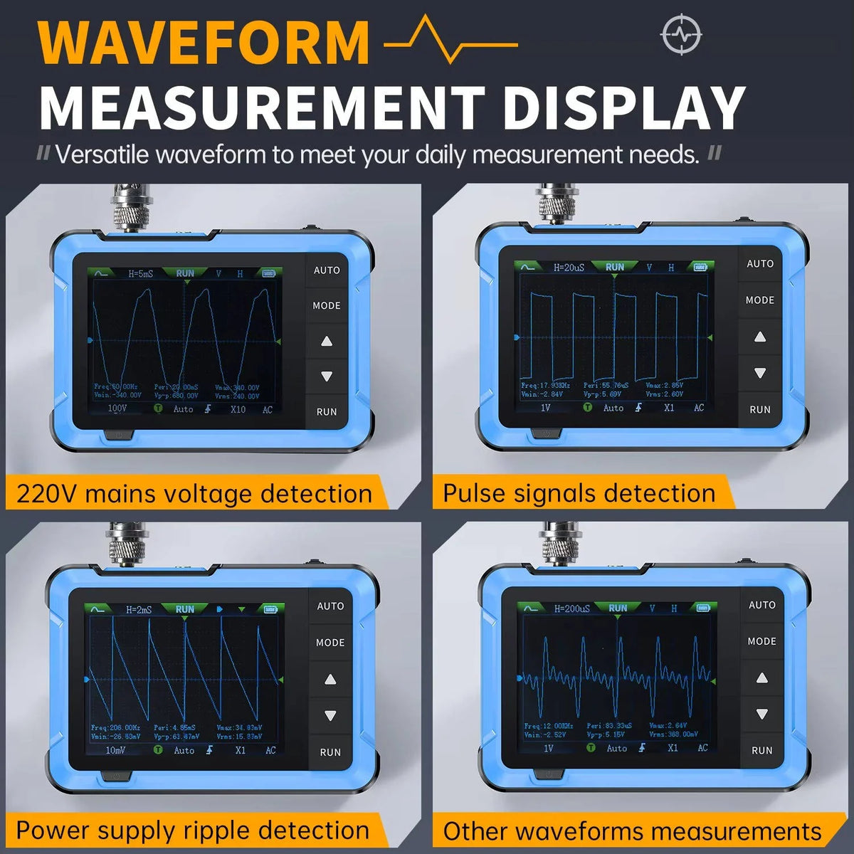 Digital Oscilloscope | Portable Analog & Digital Signal Analysis