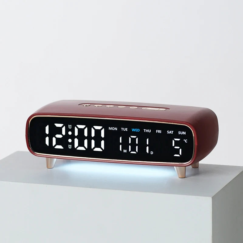 Digital Radio Alarm Clock | Precision Radio Timekeeping & Temperature Display