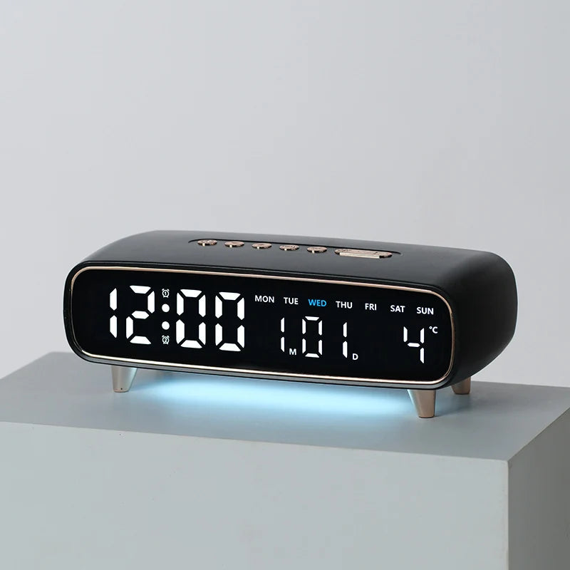Digital Radio Alarm Clock | Precision Radio Timekeeping & Temperature Display