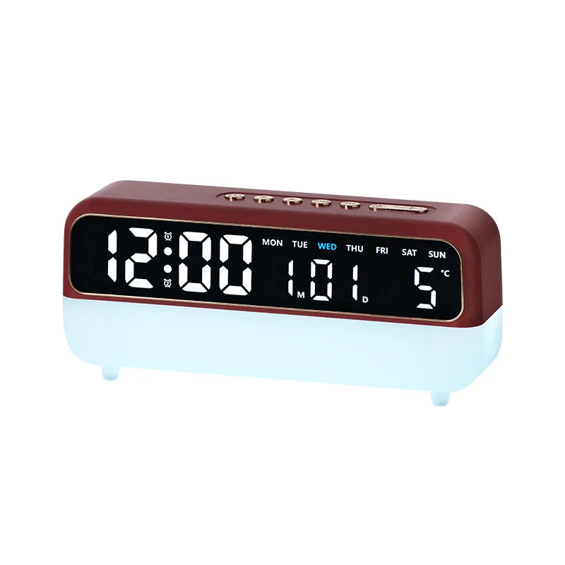 Digital Radio Alarm Clock | Precision Radio Timekeeping & Temperature Display