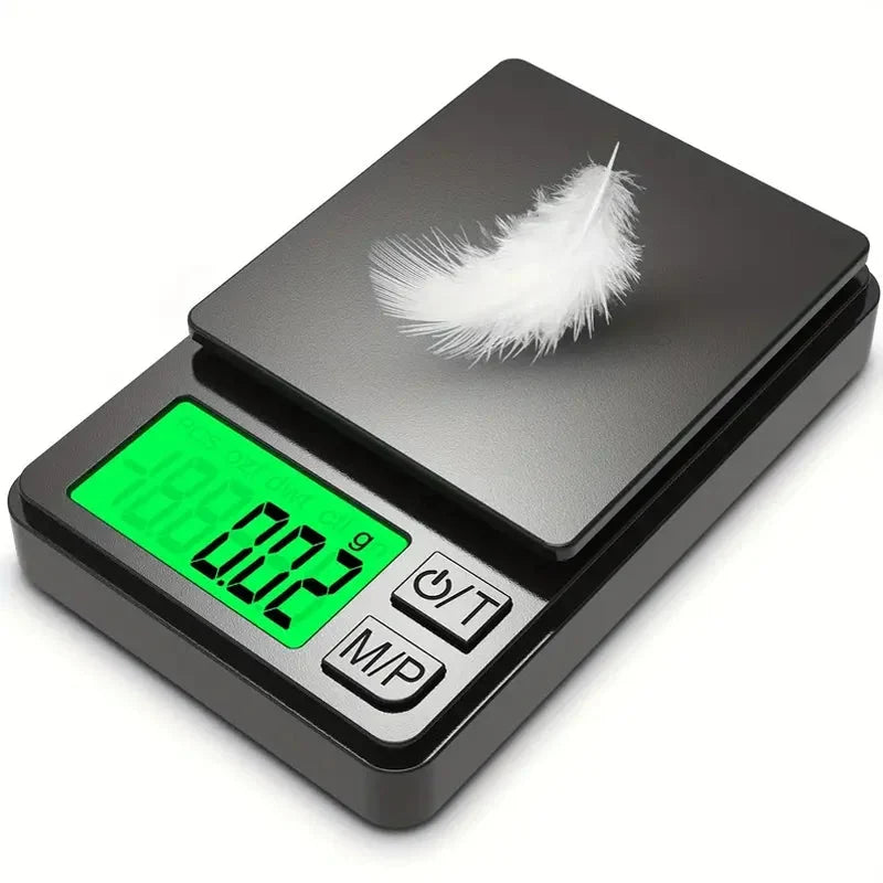 Digital Scale | 0.1 g Precision & Backlit LCD | Max 1000 g