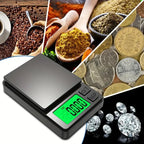 Digital Scale | 0.1 g Precision & Backlit LCD | Max 1000 g