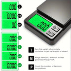 Digital Scale | 0.1 g Precision & Backlit LCD | Max 1000 g