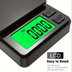 Digital Scale | 0.1 g Precision & Backlit LCD | Max 1000 g