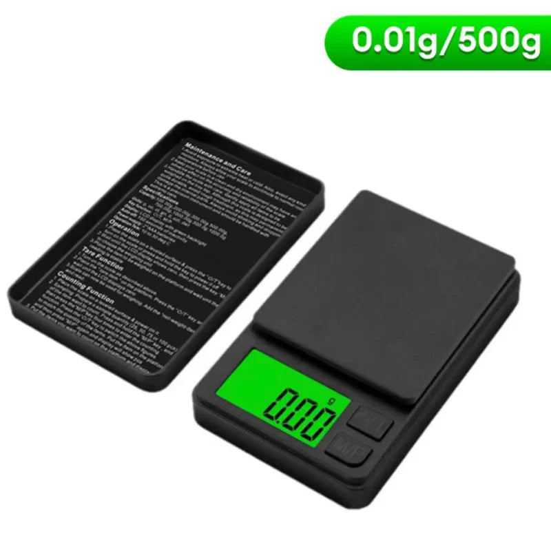 Digital Scale | 0.1 g Precision & Backlit LCD | Max 1000 g