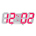 Digital Wall Clock | 3D LED Display & Auto-Dimming | USB Powered