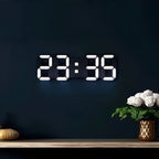Digital Wall Clock | 3D LED Numbers & Dimmable Night Mode | USB-Powered