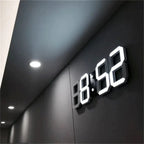Digital Wall Clock | 3D LED Numbers & Dimmable Night Mode | USB-Powered