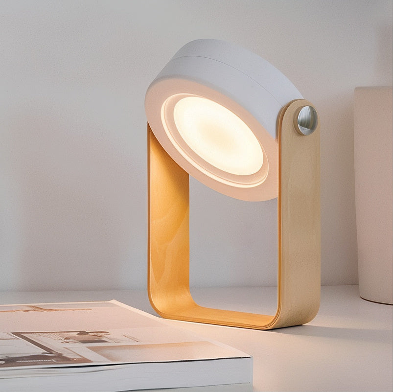 LED Lantern | Dimmable & USB Rechargeable | Wood & Metal