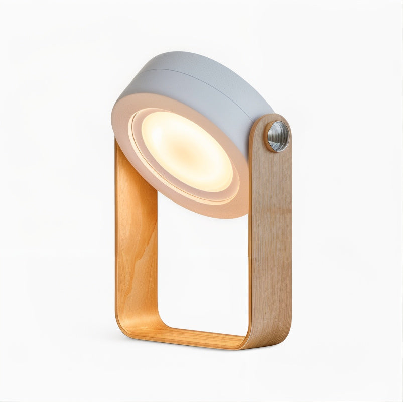 LED Lantern | Dimmable & USB Rechargeable | Wood & Metal