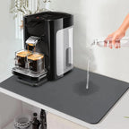 Dish Drying Mat | Super Absorbent & Quick-Drying | Non-Slip Rubber Backing