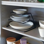 Dish Rack | Two-Tier Stainless Steel & Space-Saving | 11 x 8 x 7 in