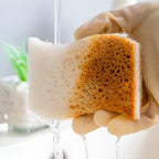 Dish Sponge | Coconut Fiber & Wood Pulp | Ergonomic S-Shape