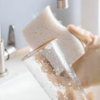 Dish Sponge | Coconut Fiber & Wood Pulp | Ergonomic S-Shape