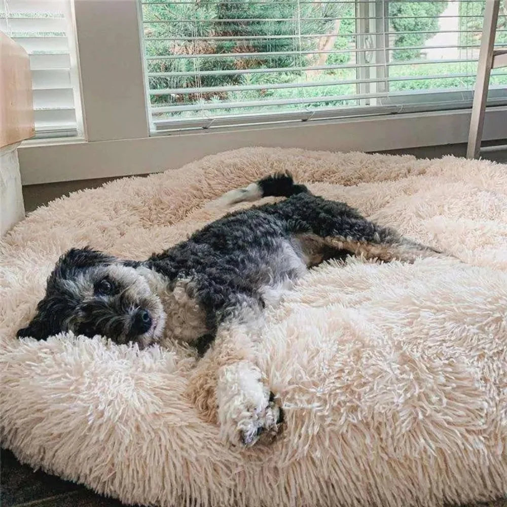 Dog Bed | Anxiety-Relieving Plush Nest-Style | Multiple Sizes