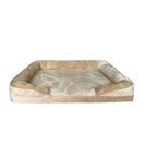 Dog Bed | Orthopedic Plush & High-Sided | Removable Washable Cover
