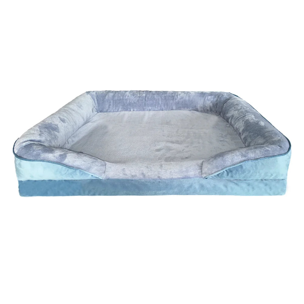 Dog Bed | Orthopedic Plush & High-Sided | Removable Washable Cover