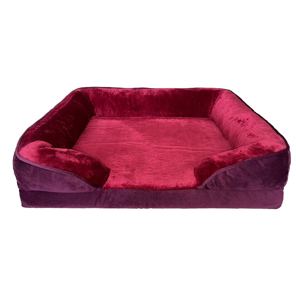 Dog Bed | Orthopedic Plush & High-Sided | Removable Washable Cover