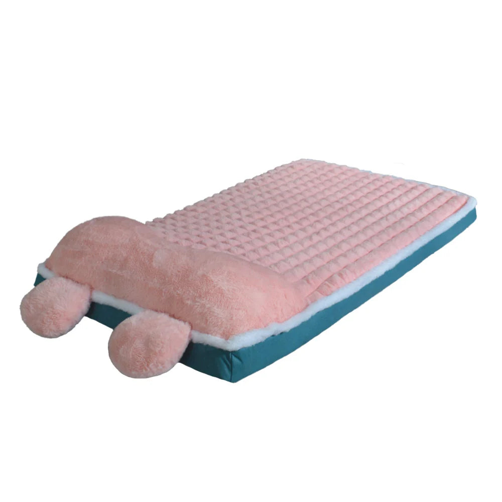 Dog Bed | Orthopedic Plush & Non-Slip | Machine-Washable Cover