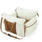 Dog Bed | Portable Lounge & Machine-Washable | With Side Pocket
