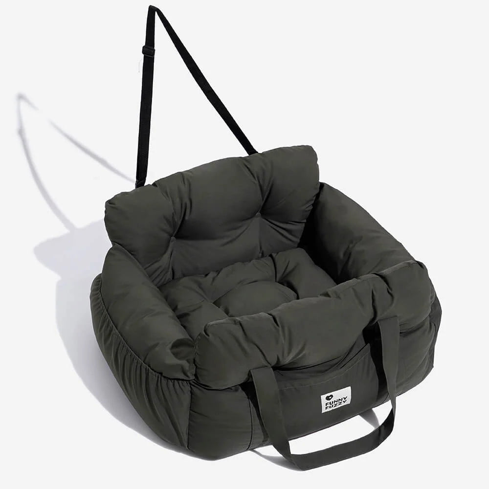 Dog Car Bed | Padded & Washable | Adjustable Straps