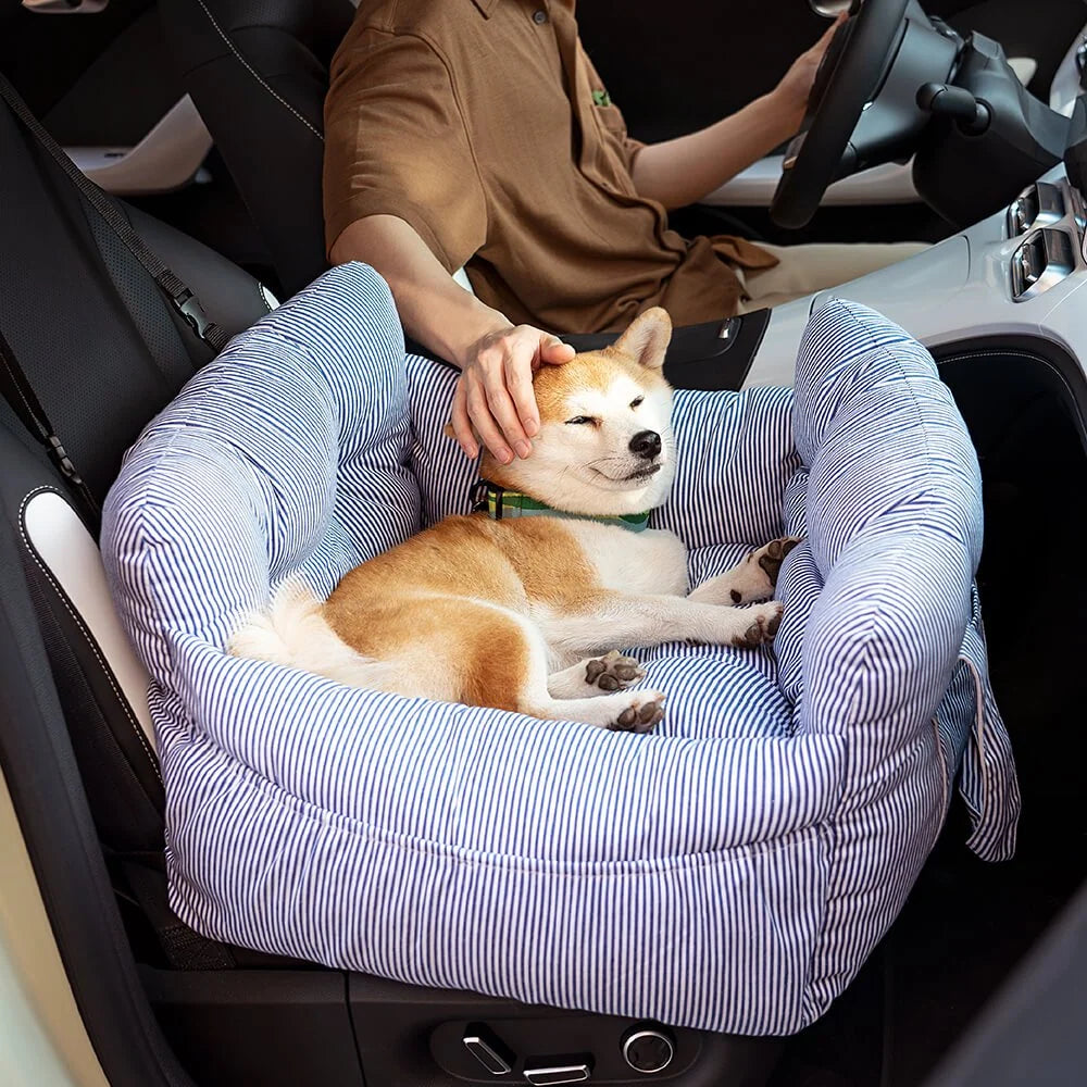 Dog Car Bed | Padded & Washable | Adjustable Straps