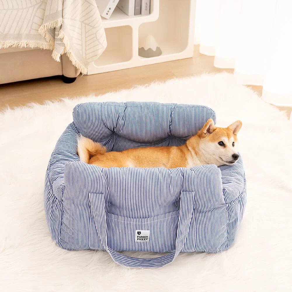 Dog Car Bed | Padded & Washable | Adjustable Straps