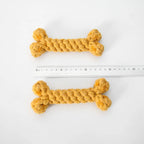 Dog Chew Toy | Plaque-Removing Braided Rope | 15 cm