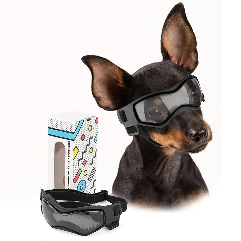 Dog Goggles | Wraparound Polycarbonate Lenses & Anti-Fog Vents | Small Breed