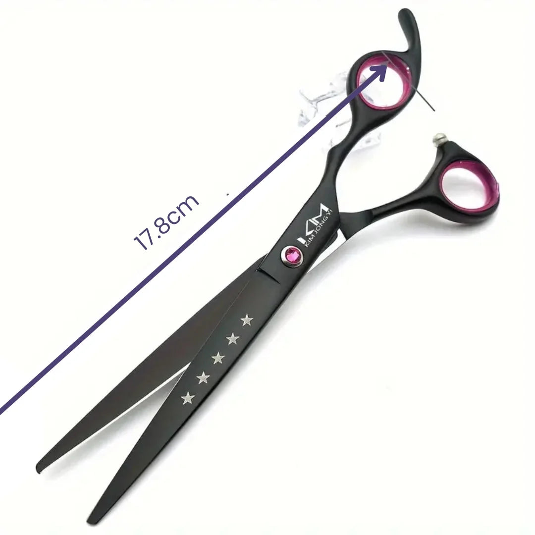 Dog Grooming Kit | Precision Metal Scissors & Ergonomic Grip