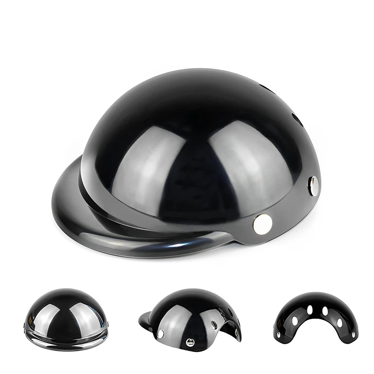 Dog Motorcycle Helmet & Goggles | Adjustable Fit & UV-Protective Lenses