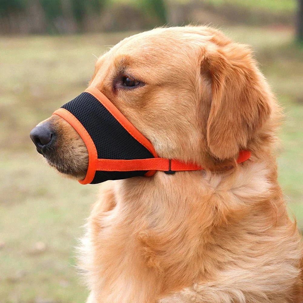 Dog Muzzle | Breathable Mesh & Adjustable Straps