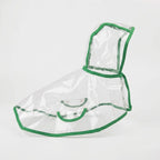 Dog Rain Jacket | Transparent Waterproof & Windproof | Adjustable Belly Strap
