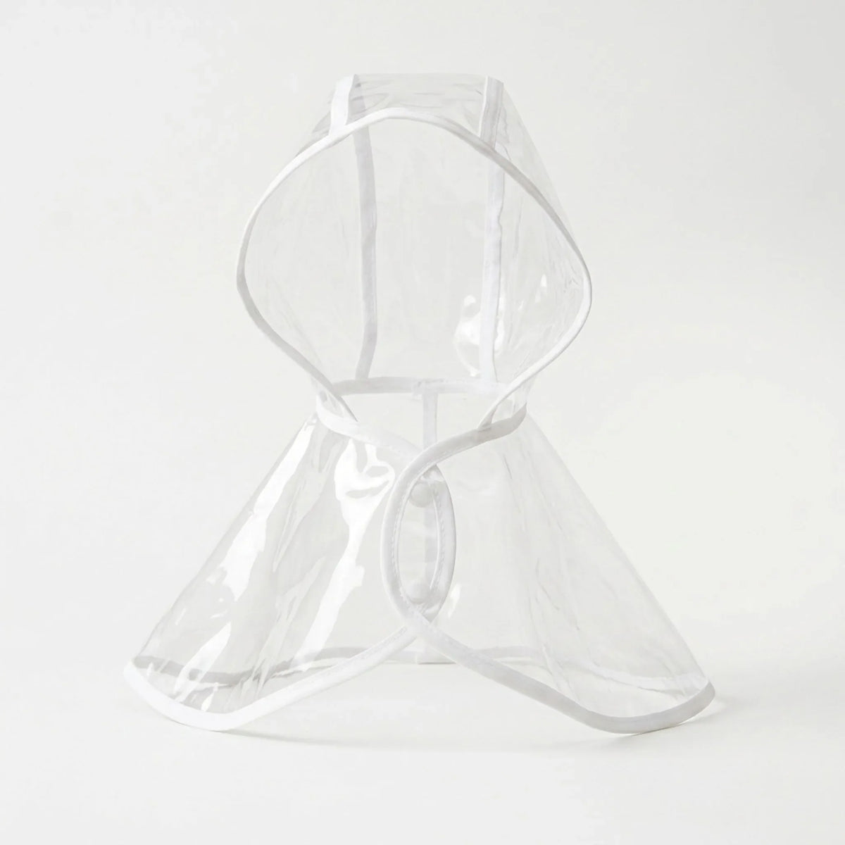 Dog Rain Jacket | Transparent Waterproof & Windproof | Adjustable Belly Strap