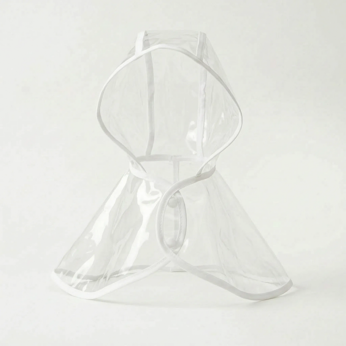 Dog Rain Jacket | Transparent Waterproof & Windproof | Adjustable Belly Strap