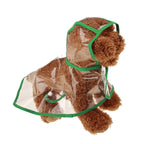 Dog Rain Jacket | Transparent Waterproof & Windproof | Adjustable Belly Strap