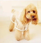 Dog Rain Jacket | Transparent Waterproof & Windproof | Adjustable Belly Strap