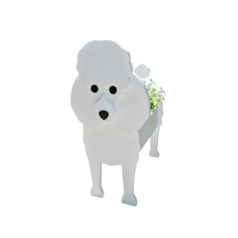 Dog-Shaped Planter
