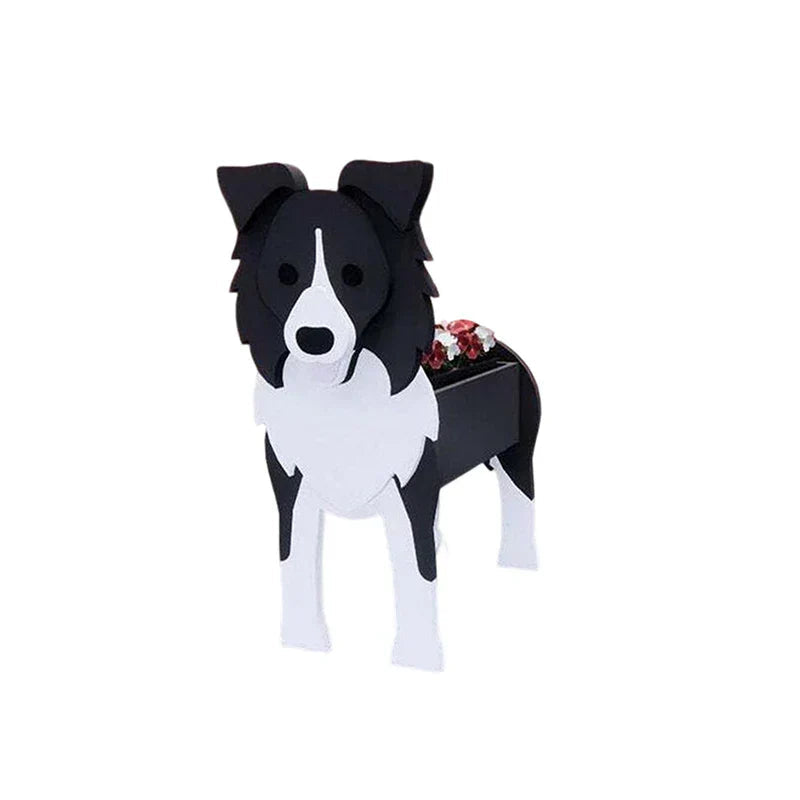 Dog-Shaped Planter