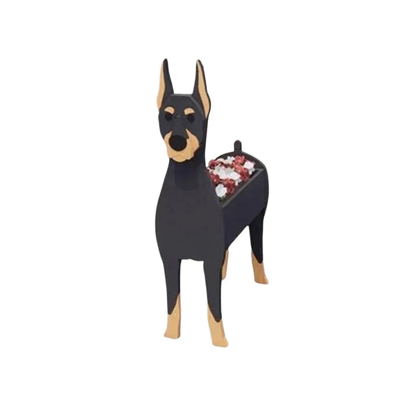 Dog-Shaped Planter
